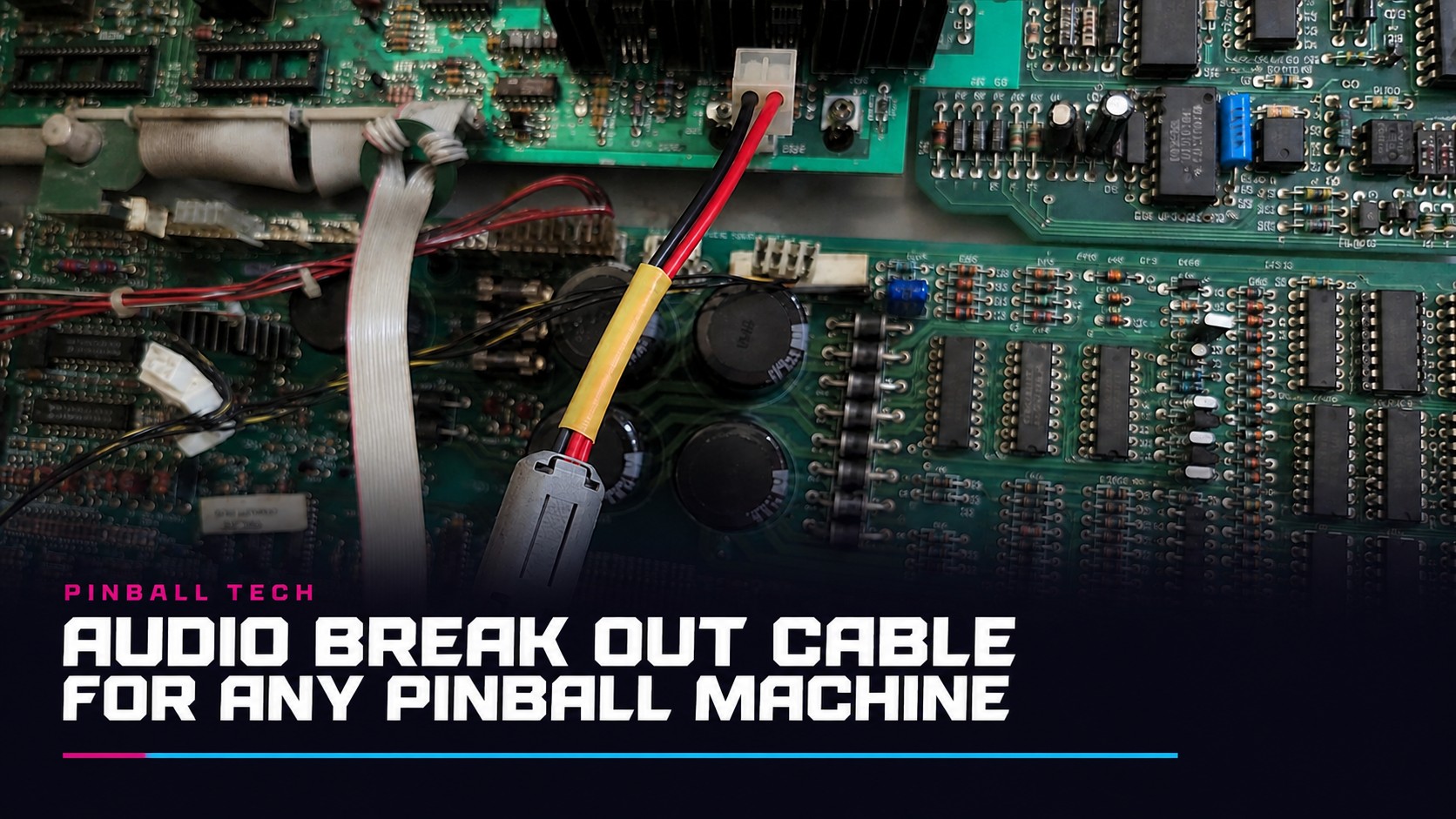 Audio Break Out Cable For Any Pinball Machine